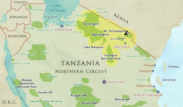 Northern Tanzania Self drive itineraries