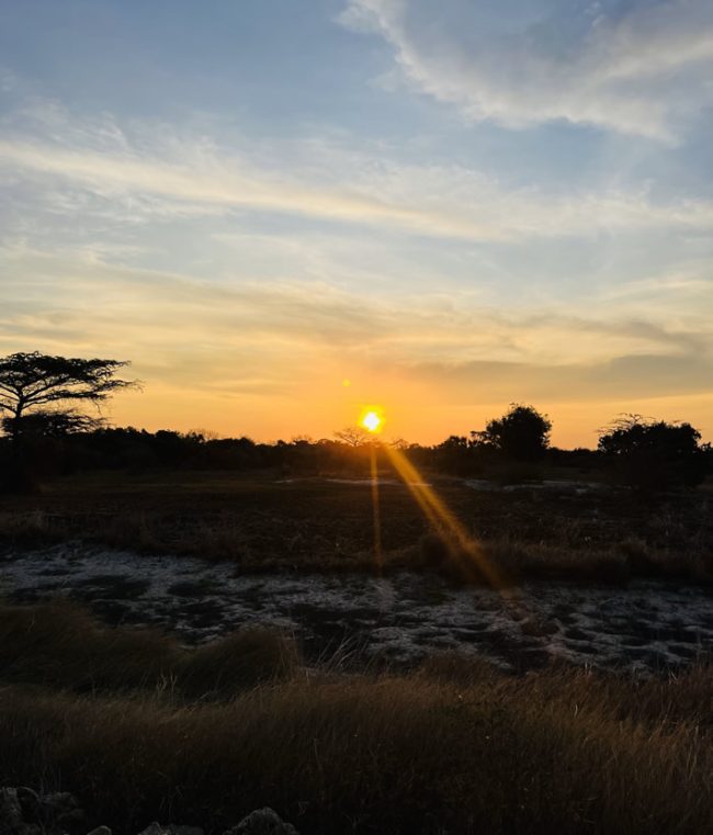 sunste-saadani Sun Set in Saadani National Park