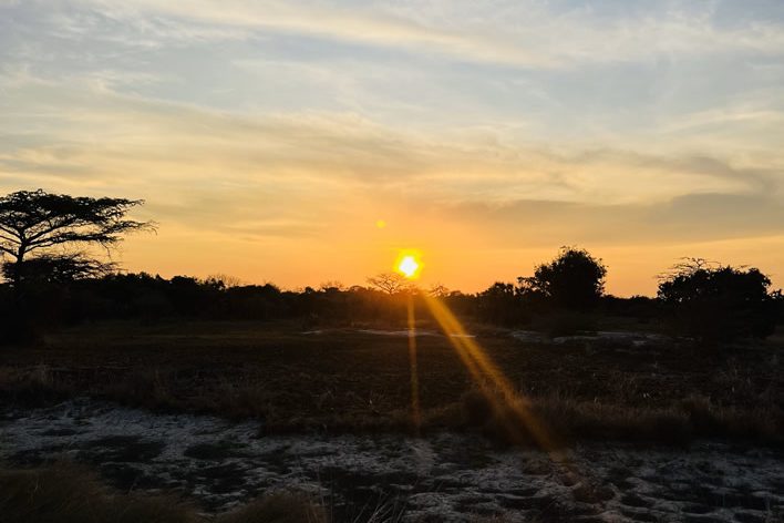 sunste-saadani Sun Set in Saadani National Park